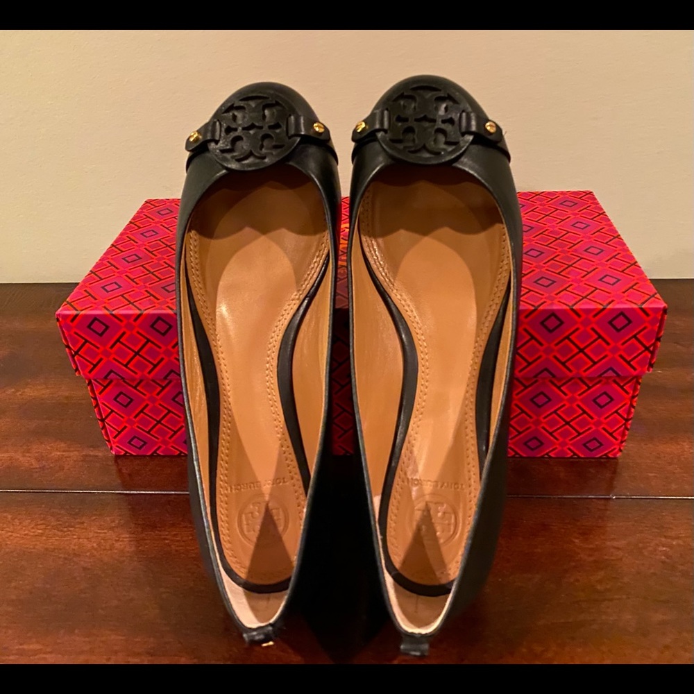 Tory Burch Black Ballet Flats